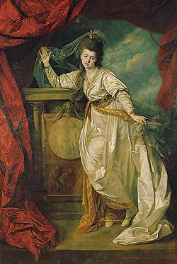 Johann Zoffany Portrait of female oil painting image